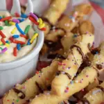 Cookie Fries with Frosting Dip