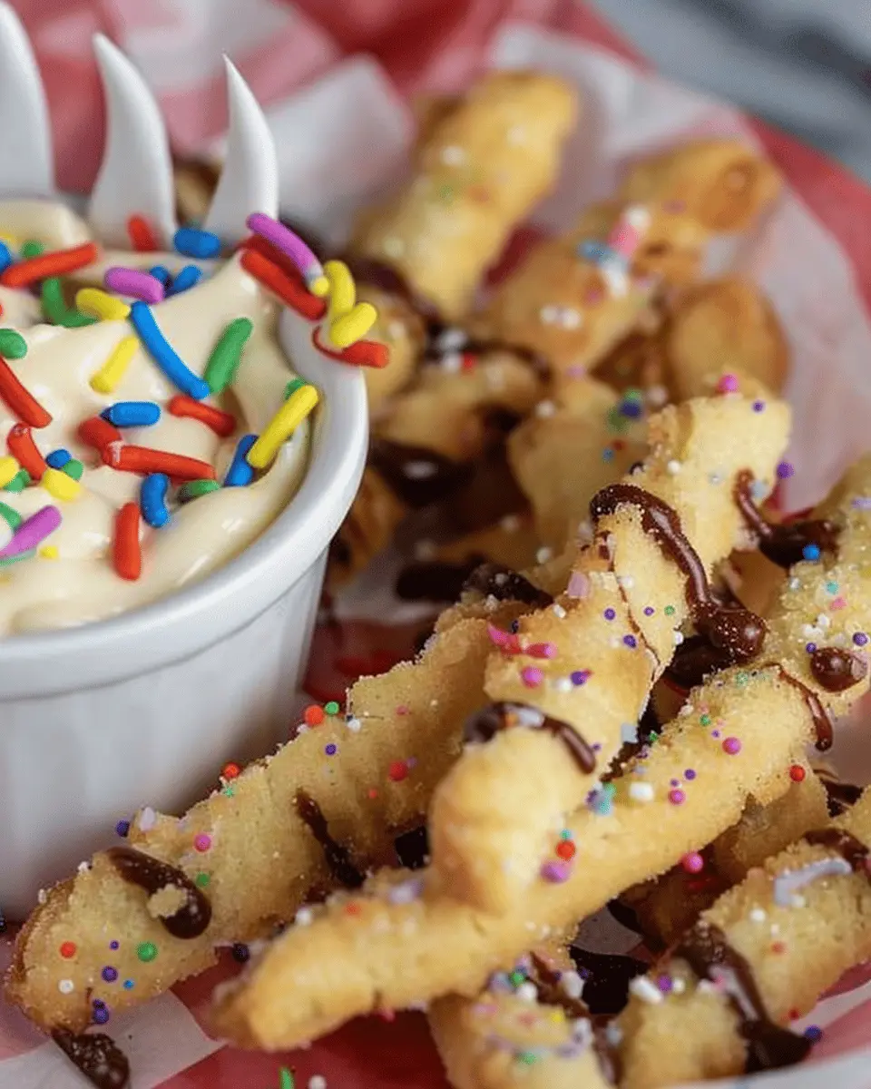 Cookie Fries with Frosting Dip: The Best Indulgent Treat for All