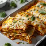 Garlic Butter Lasagna Enchiladas