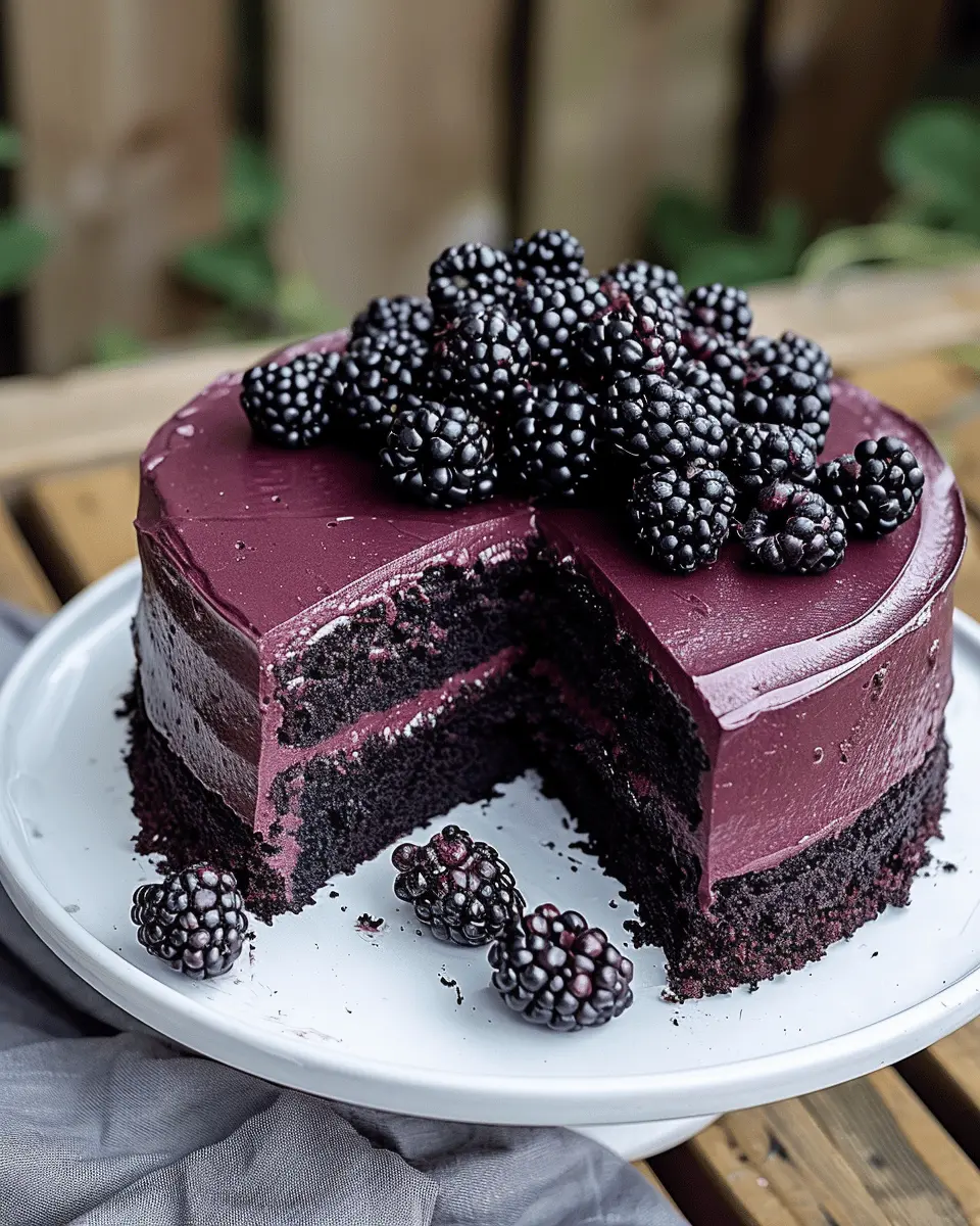 Blackberry Velvet Gothic Cake: A Richly Indulgent Delight