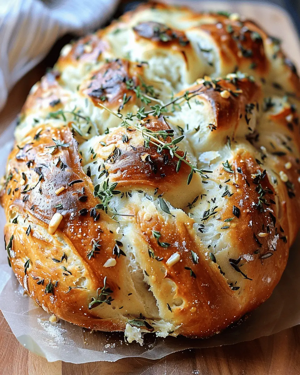 Garlic Herb Braided Bread: The Best Homemade Delight You’ll Love