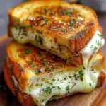 Garlic Bread Grilled Cheese