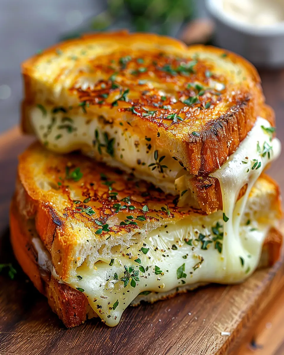 Garlic Bread Grilled Cheese: An Indulgent Twist on Comfort Food