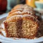 Spiced Apple Cider Donut Loaf with Cinnamon Sugar Bliss