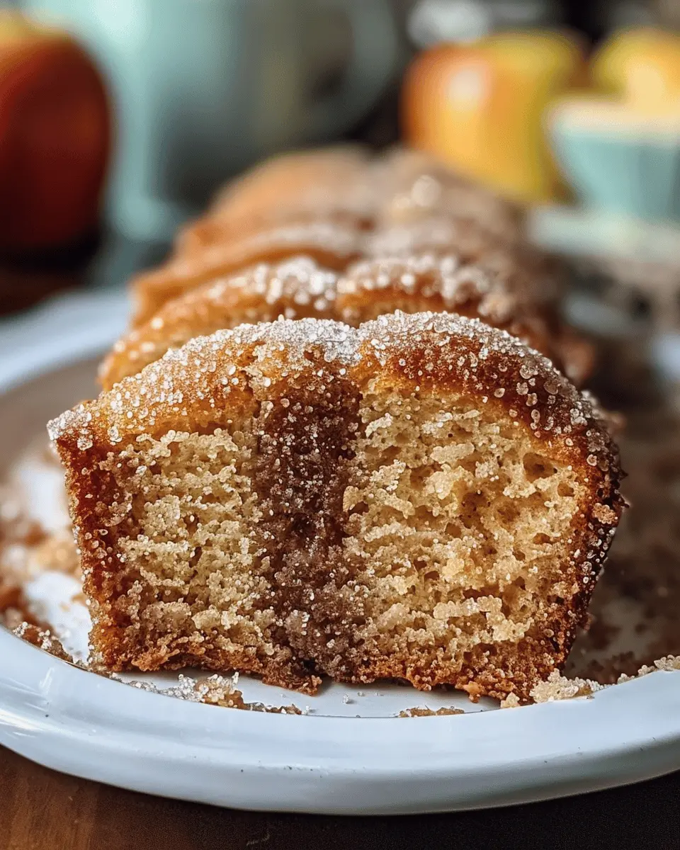 Spiced Apple Cider Donut Loaf: A Cozy Fall Delight with Cinnamon Sugar Bliss