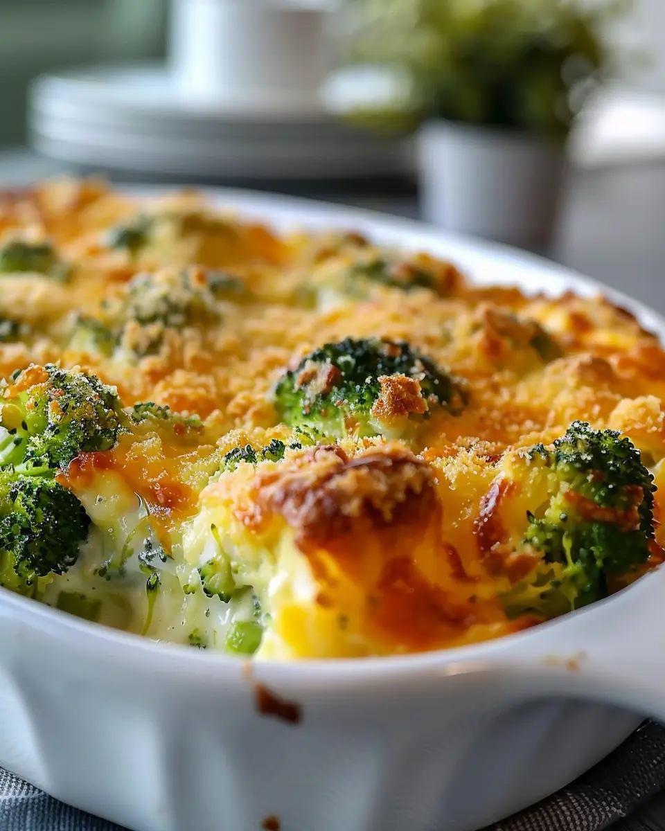 Broccoli Cheese Casserole: The Best Comfort Dish with Turkey Bacon