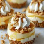 Apple Crisp Mini Cheesecakes