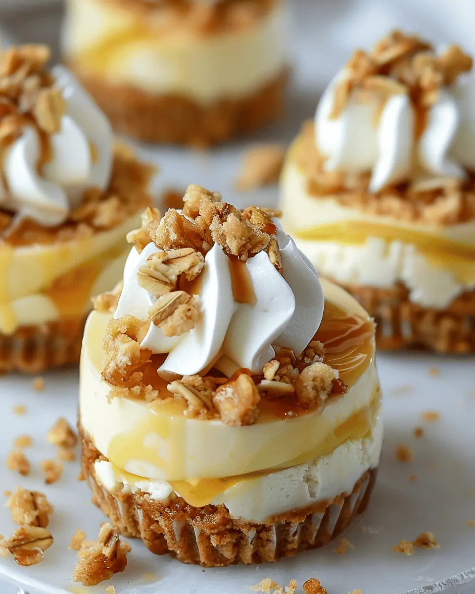 Apple Crisp Mini Cheesecakes: Easy Indulgence for Any Occasion