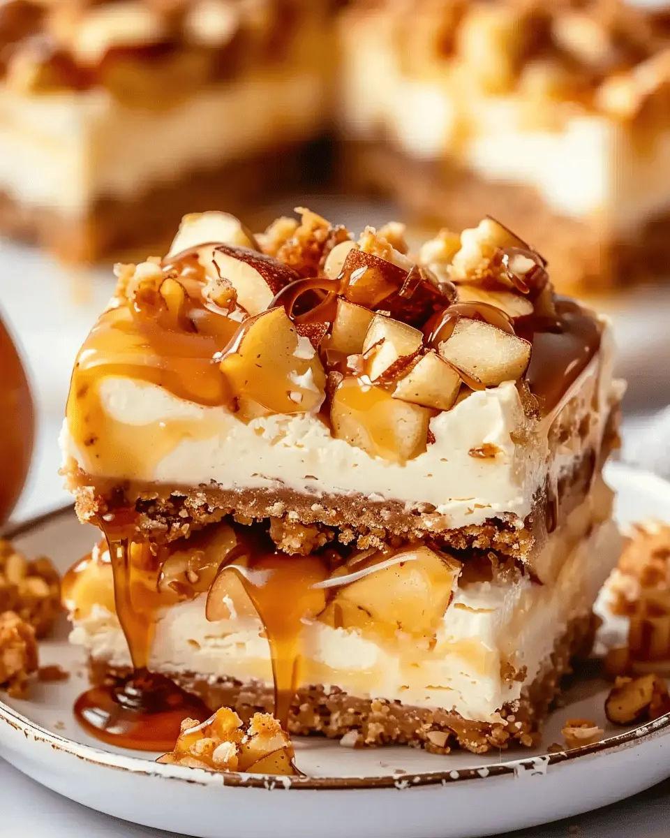 Caramel Apple Cheesecake Bars: Easy Indulgence for Fall Cravings
