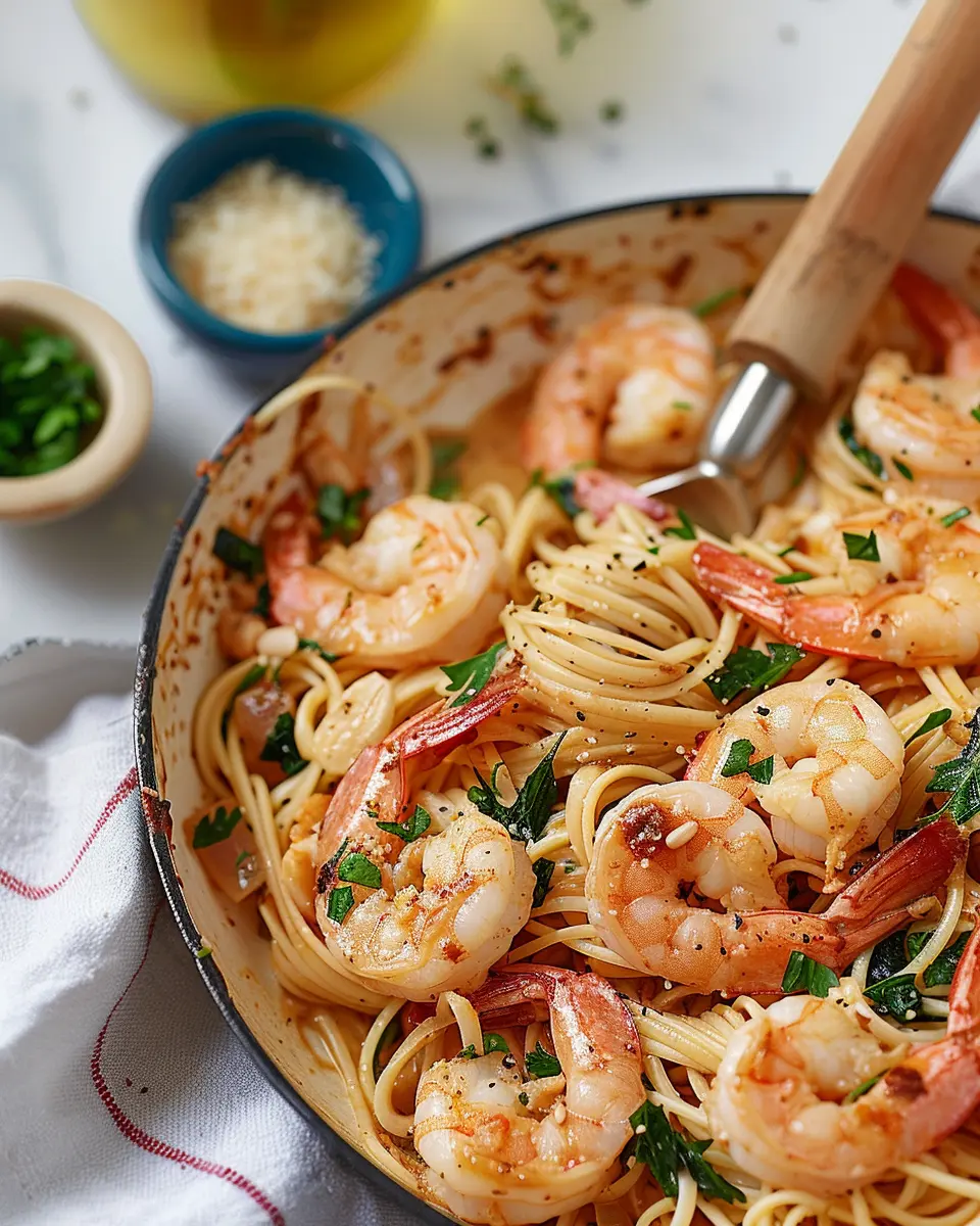 Garlicky Shrimp Scampi: A Quick and Flavorful Dinner Delight