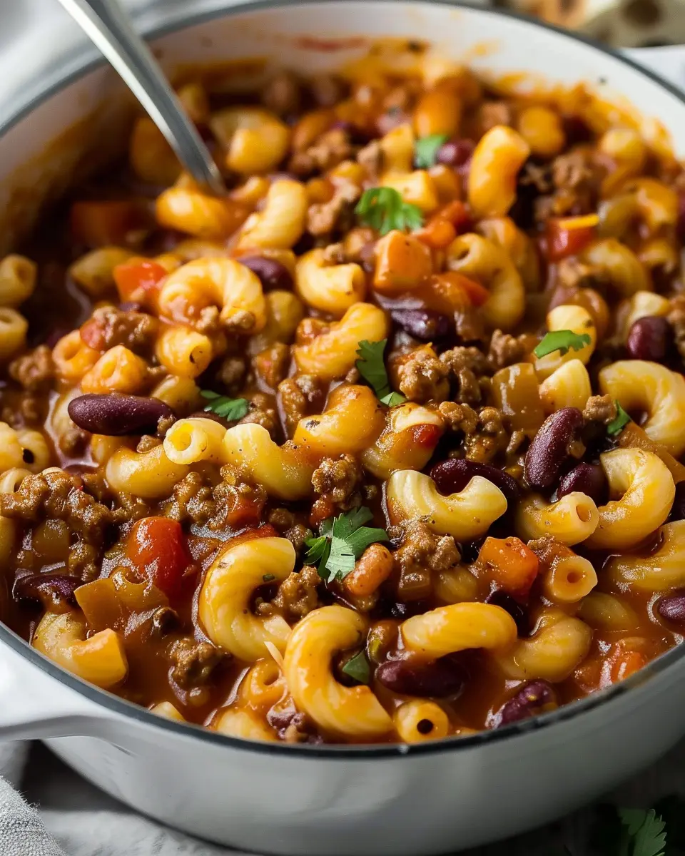 Easy Chili Mac: A Comforting Twist with Turkey Bacon and Chicken Ham