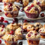 Cherry Cobbler Muffins