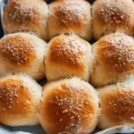 No Knead Spelt Dinner Rolls