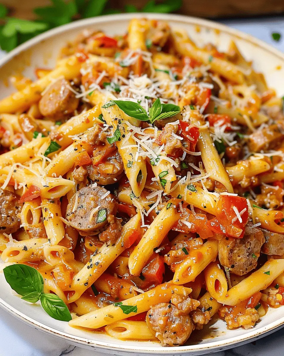 Cajun Sausage Pasta: A Flavorful Journey with Turkey Bacon and Chicken Ham