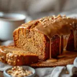 Rich Brown Butter Pumpkin Bread with a Salted Maple Glaze
