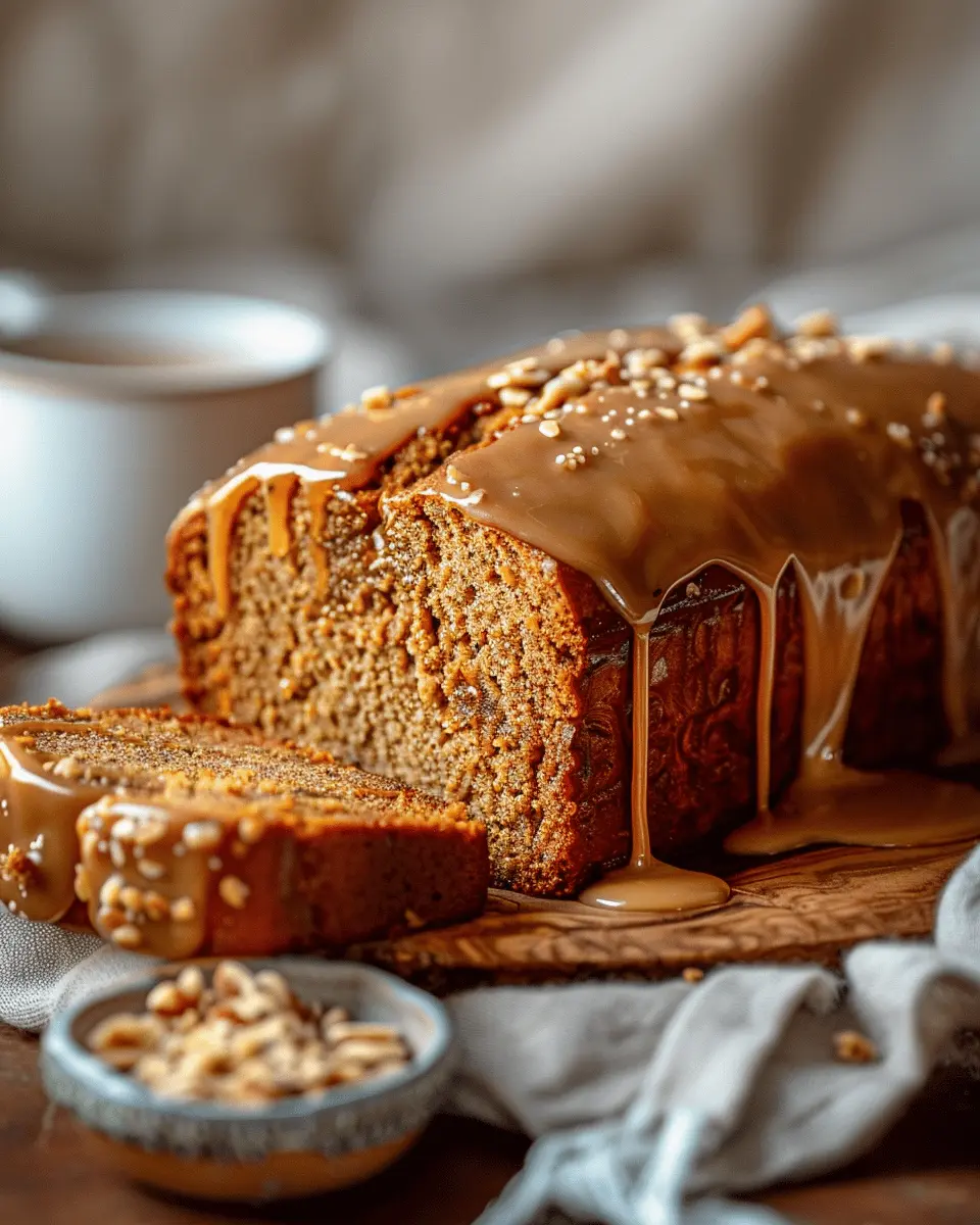 Rich Brown Butter Pumpkin Bread with Indulgent Salted Maple Glaze