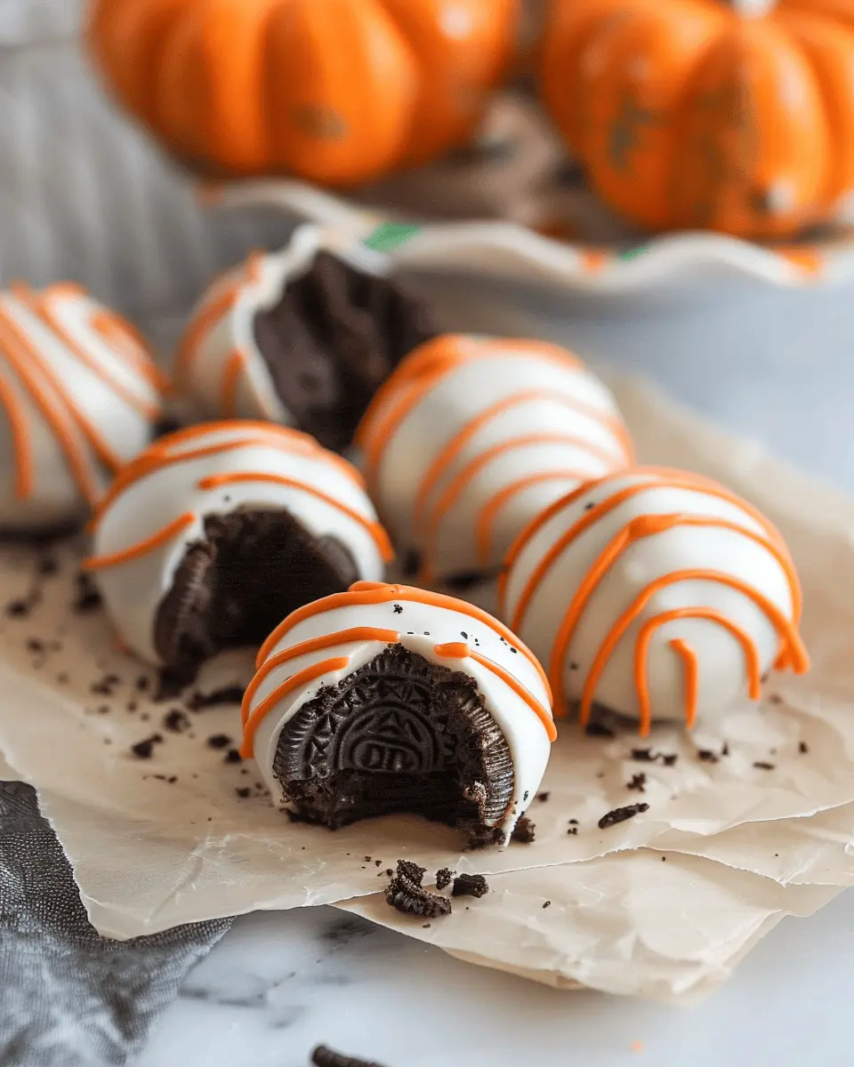 Pumpkin Oreo Balls: Indulgent Treats for Fall Gatherings