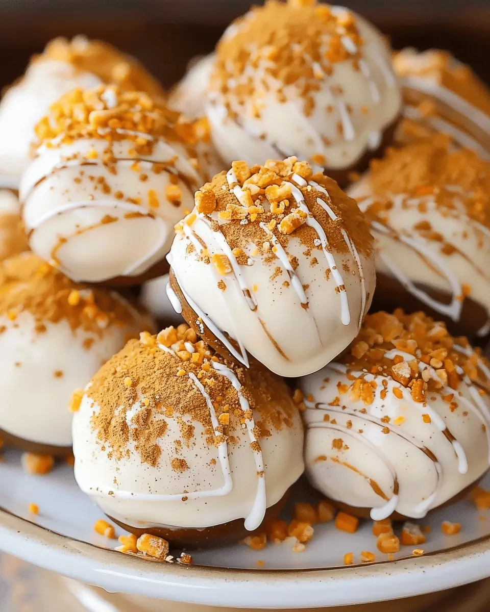 Easy No Bake Pumpkin Cheesecake Balls Recipe for Fall Indulgence