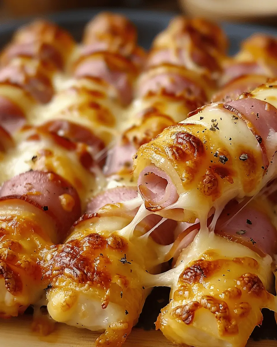 Ham and Cheese Sticks with Turkey Bacon: Easy Homemade Delight