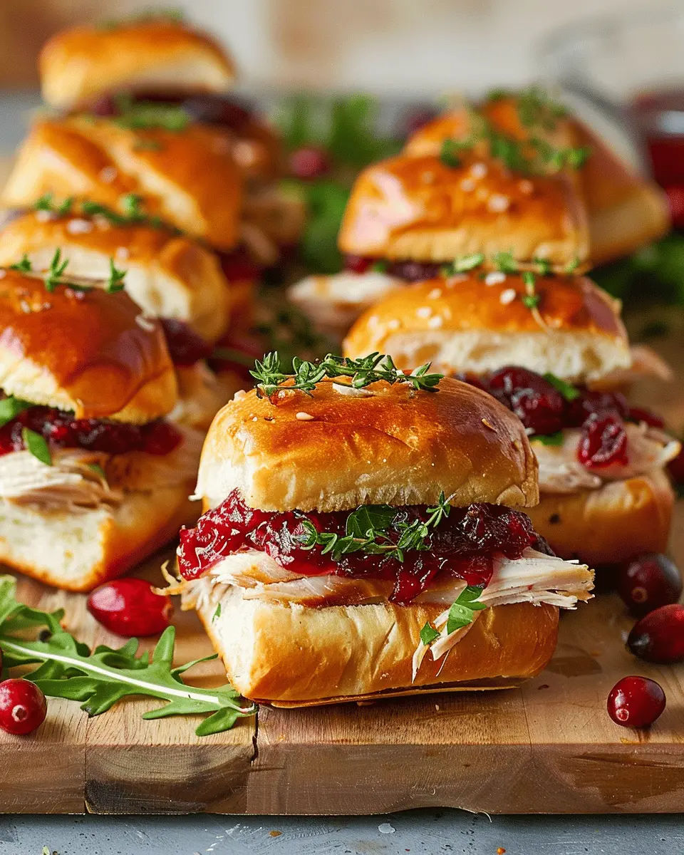 Cranberry Turkey Sliders: Easy, Flavorful Sliders for Everyone