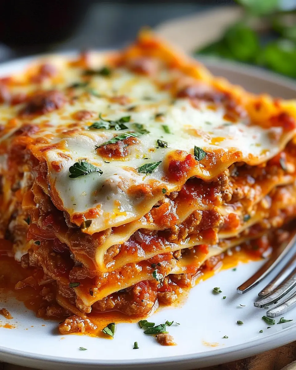 Lasagna for Two: Indulgent Turkey Bacon &amp; Chicken Ham Delight