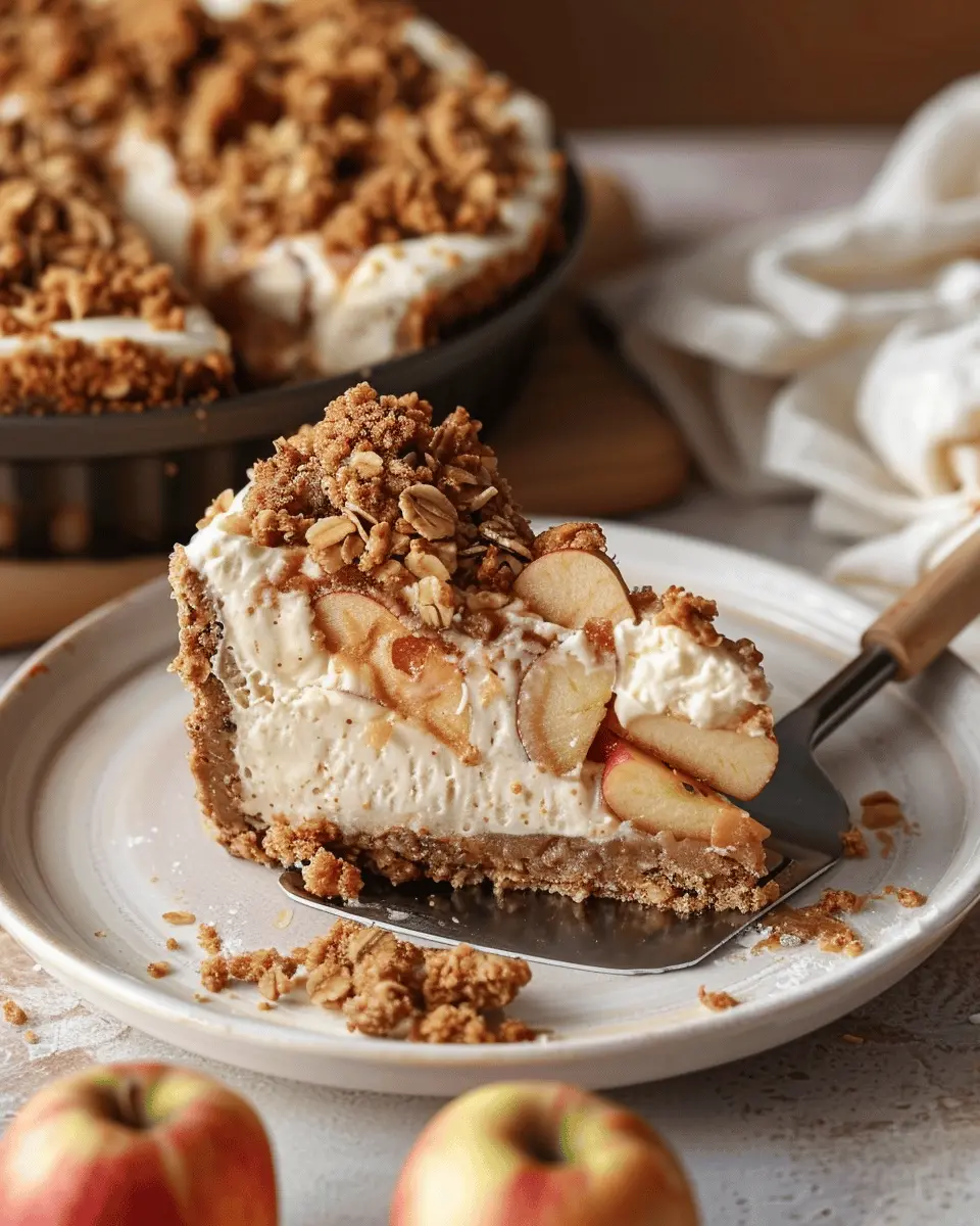Apple Crumble Cheesecake: Indulgent Delight for Your Table