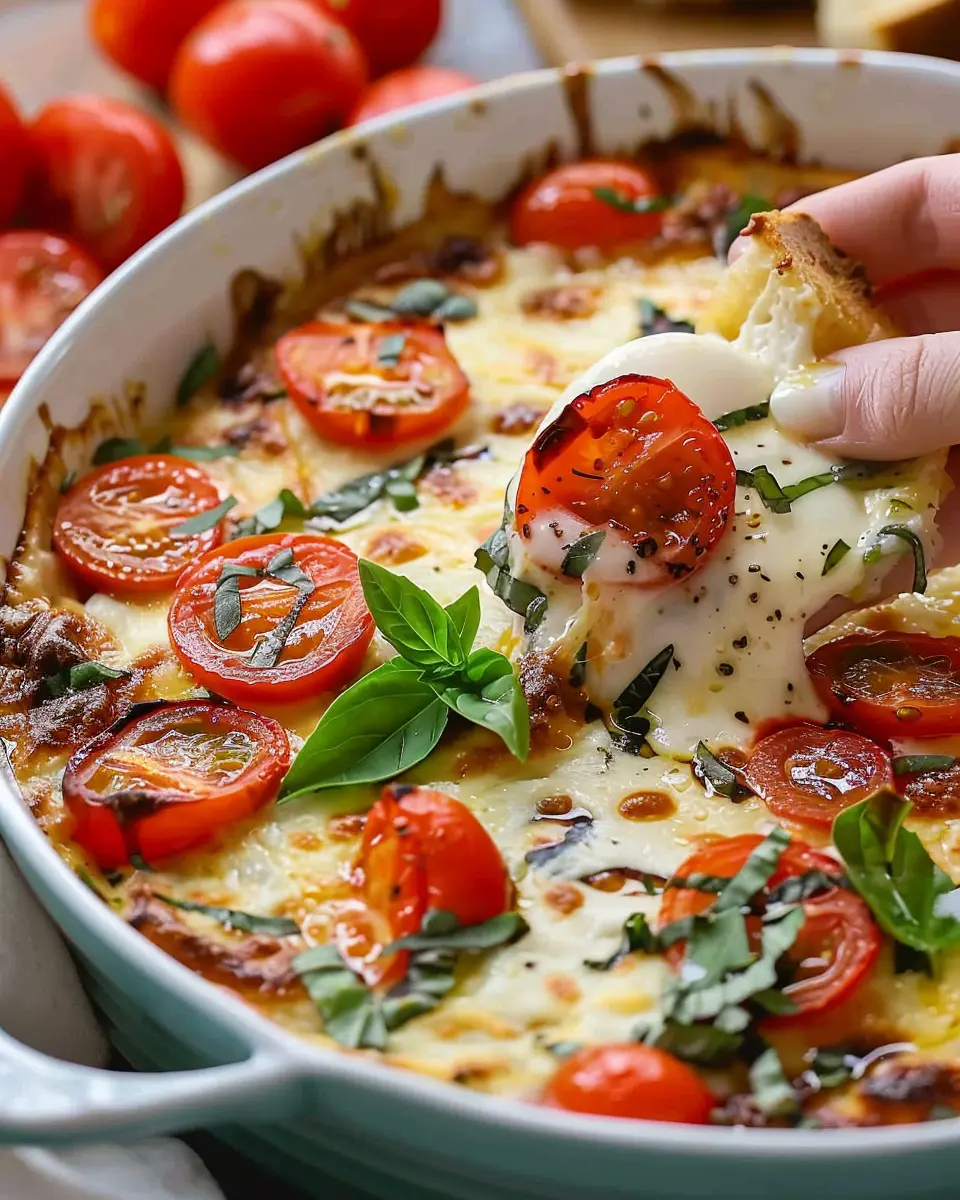 Caprese Dip Recipe: Easy, Irresistibly Creamy &amp; Fresh Delight
