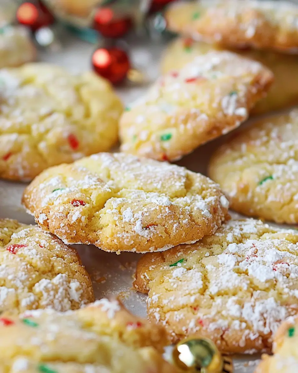 Christmas Ooey Gooey Butter Cookies: The Best Holiday Treat