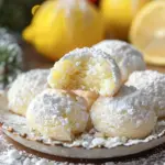 Lemon Cream Snowball Cookies