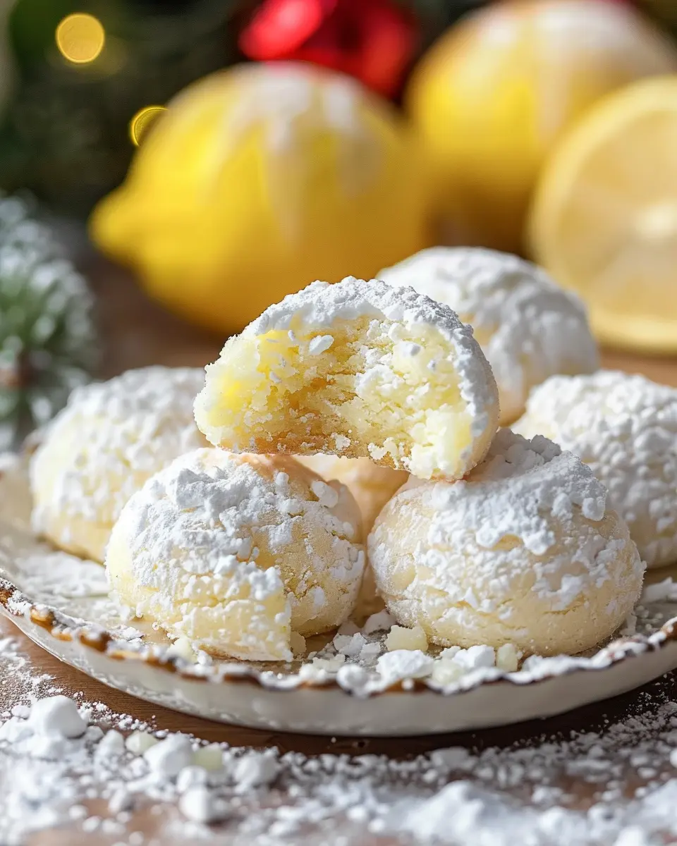 Lemon Cream Snowball Cookies: The Best Sweet Treat for You