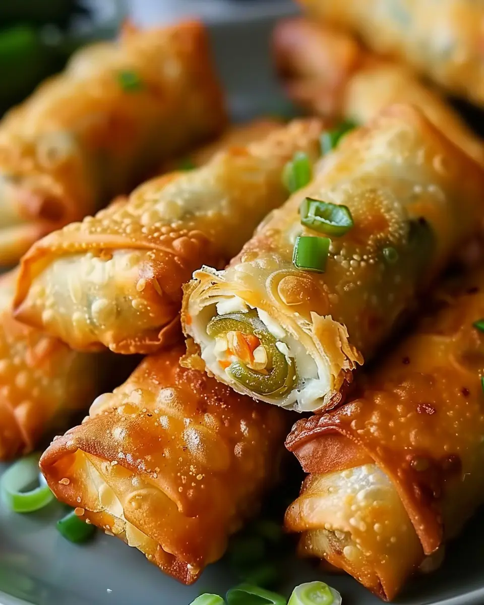 Mini Jalapeño Popper Egg Rolls: Indulgent Flavor with Turkey Bacon