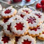 Raspberry Linzer Cookies