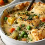 Veggie Pot Pie Soup