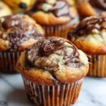 Nutella Banana Swirl Muffins