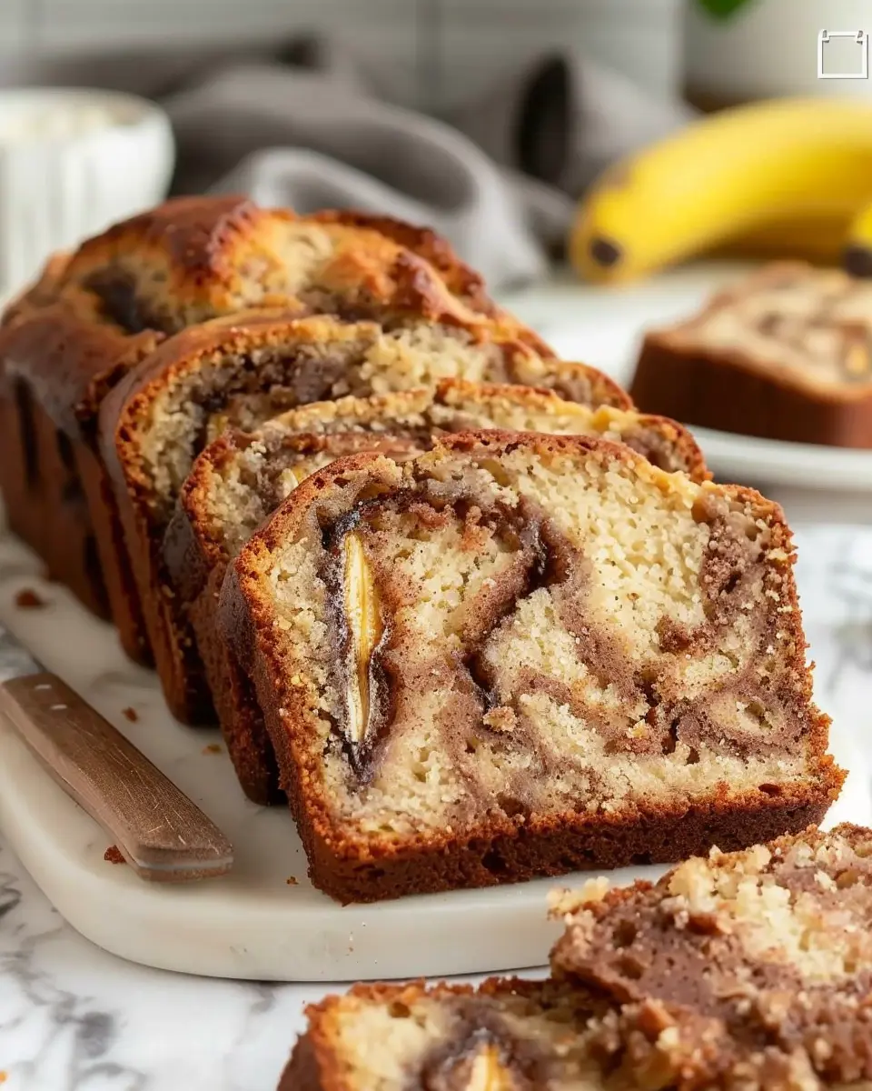Cinnamon Swirled Banana Bread Recipe: Easy &amp; Irresistibly Delicious