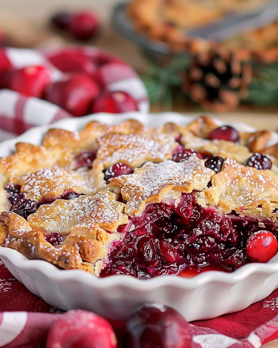 Nantucket Holiday Cranberry Pie: The Best Festive Delight