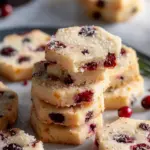 Cranberry Orange Shortbread Cookies Recipe
