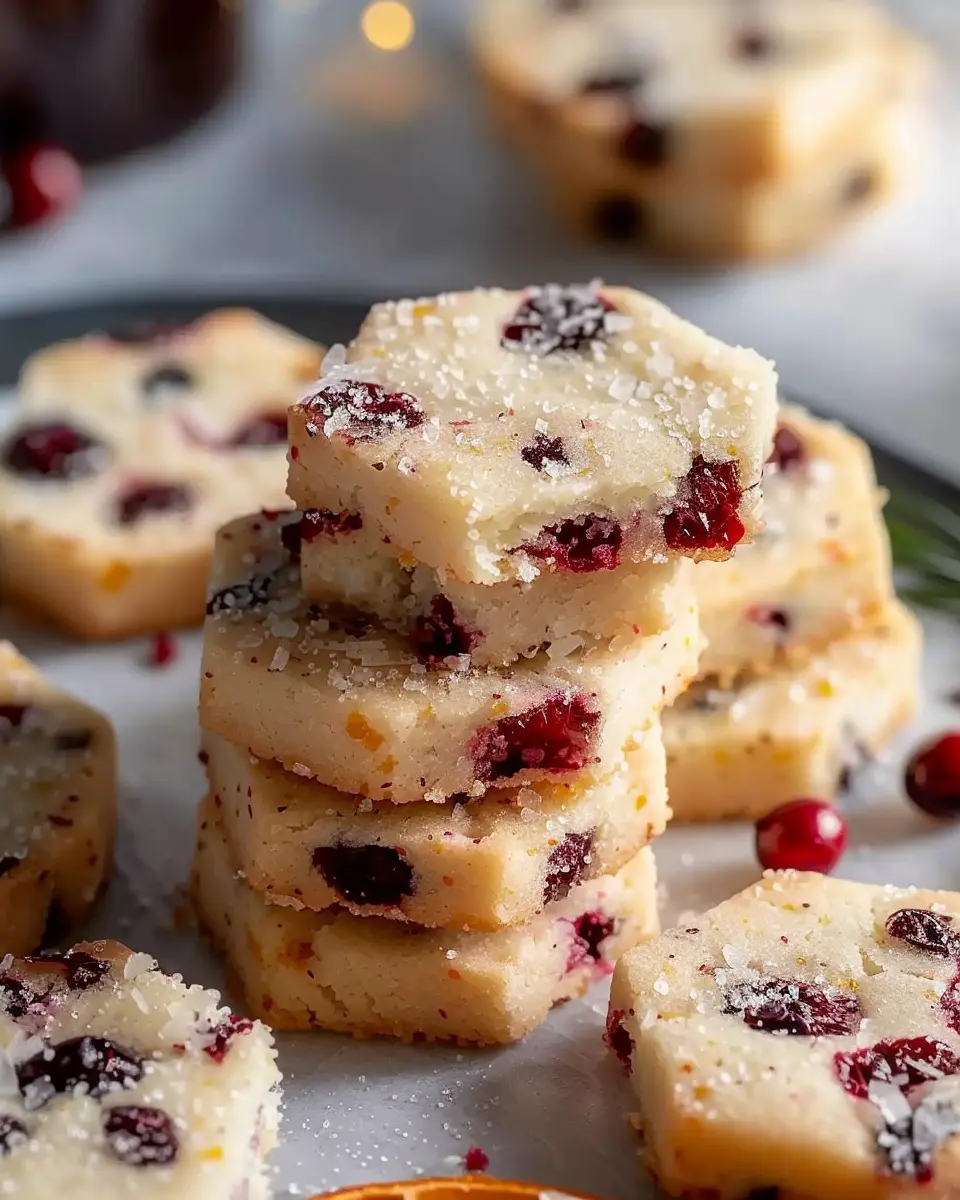 Cranberry Orange Shortbread Cookies Recipe: The Best Holiday Treat
