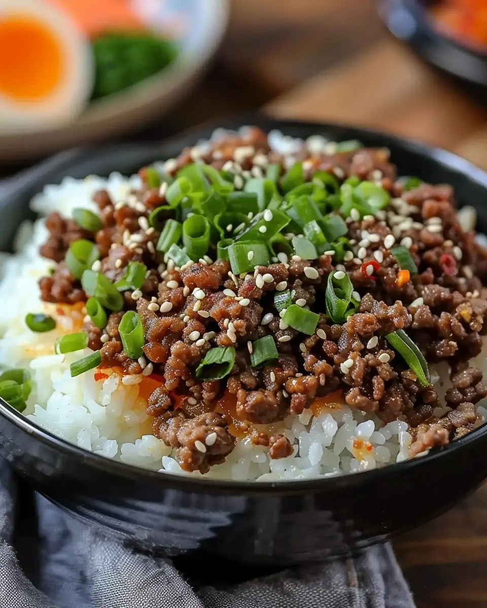 Korean Ground Beef Bowl: An Easy, Flavor-Packed Delight at Home