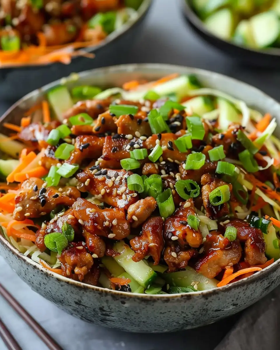 Egg Roll in a Bowl: Easy Turkey Bacon Delight for Dinner