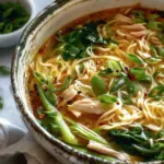 Ginger Scallion Chicken Noodle Soup