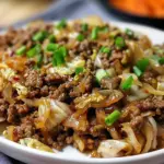 Low-Carb Mongolian Ground Beef and Cabbage Recipe