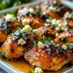 Hot Honey Feta Chicken Dish