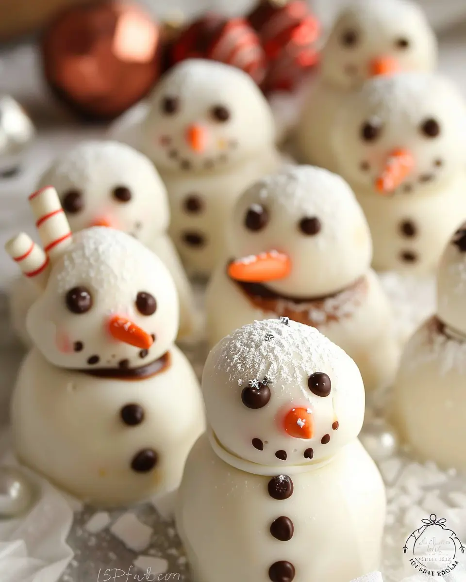 No-Bake Snowman Truffles: Easy Holiday Treats You’ll Love