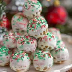 Christmas Tree Cake Truffles with Little Debbies cakes