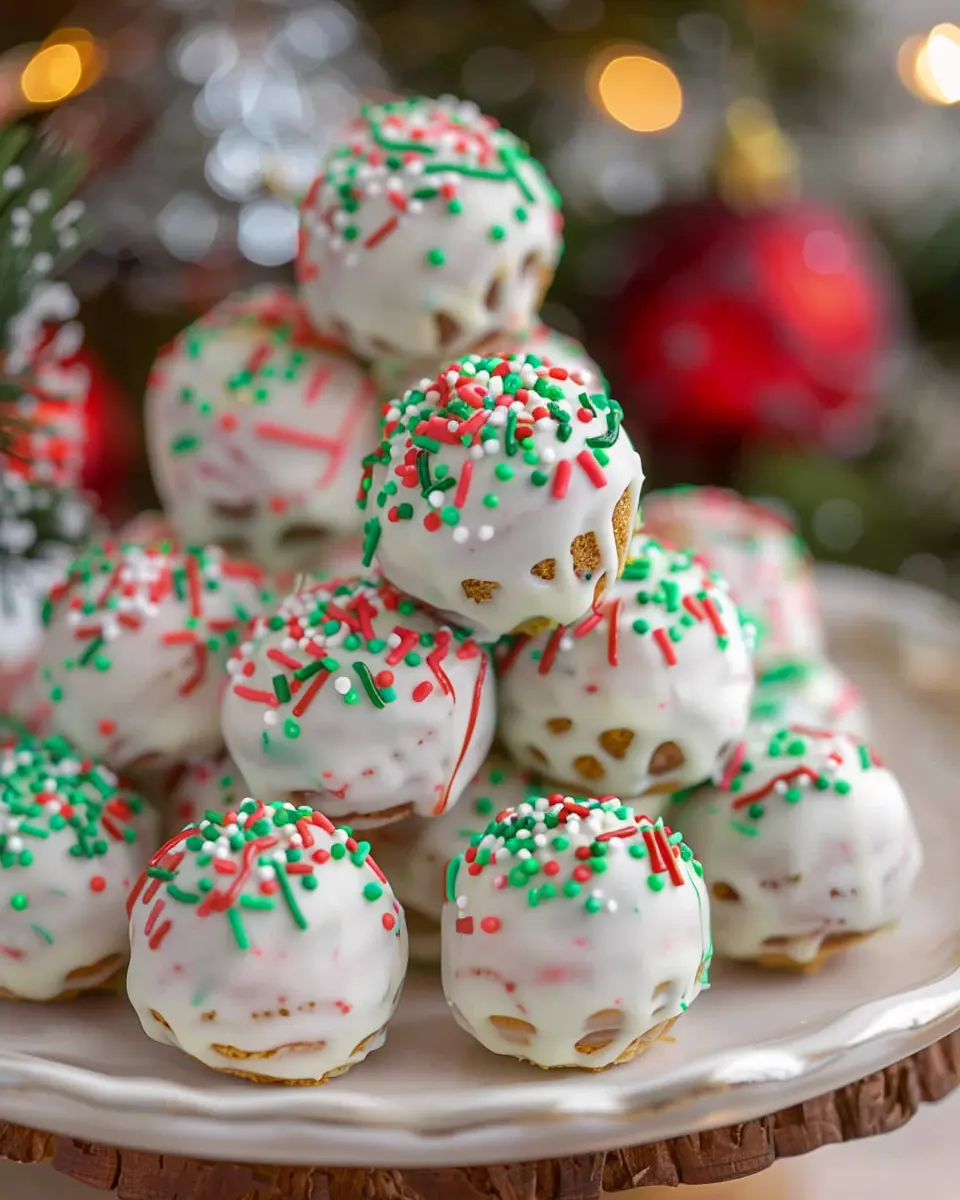 Christmas Tree Cake Truffles with Little Debbies: Easy Indulgence