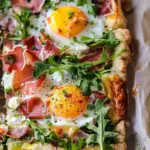 Baked Prosciutto and Egg Breakfast Tart