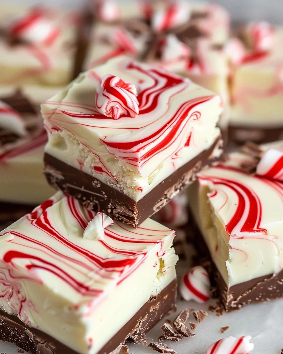 Peppermint Swirl Fudge: Easy Indulgence for Holiday Cheer