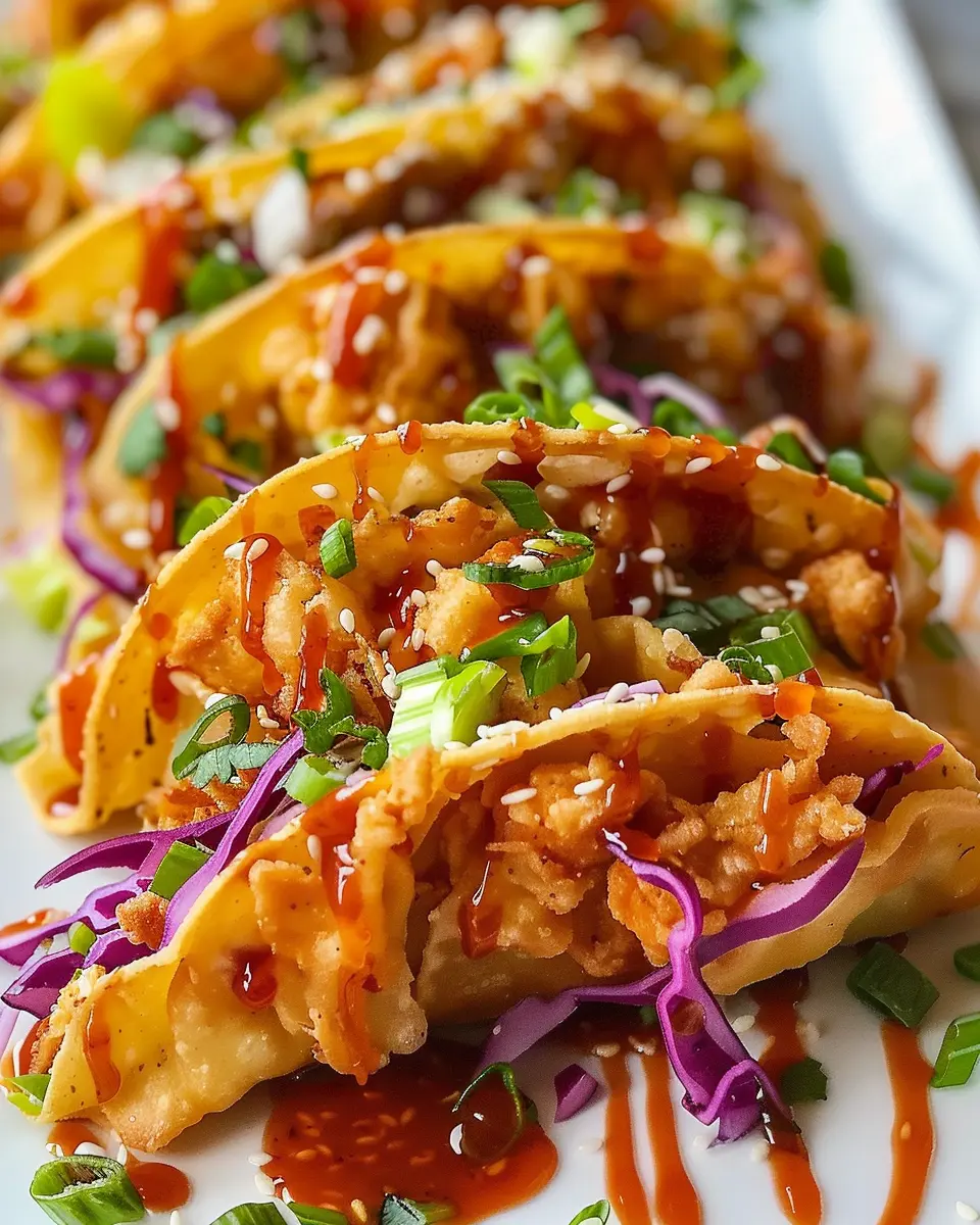 Crispy Chicken Wonton Tacos: Easy and Delicious Homemade Twist