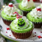 Grinch Mini Cheesecakes